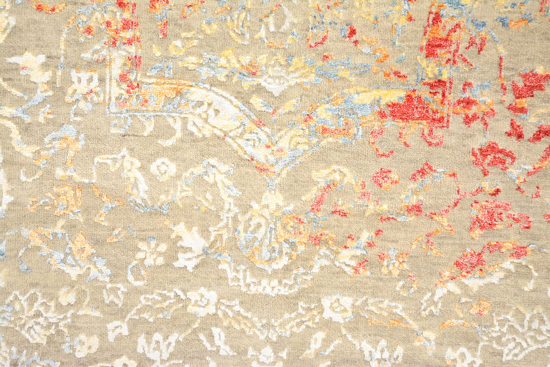 Tapis design ronde  - 204 x 202 cm - sable