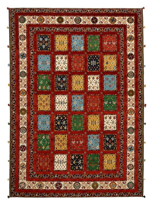Tapis oriental - 244 x 176 cm - rouge