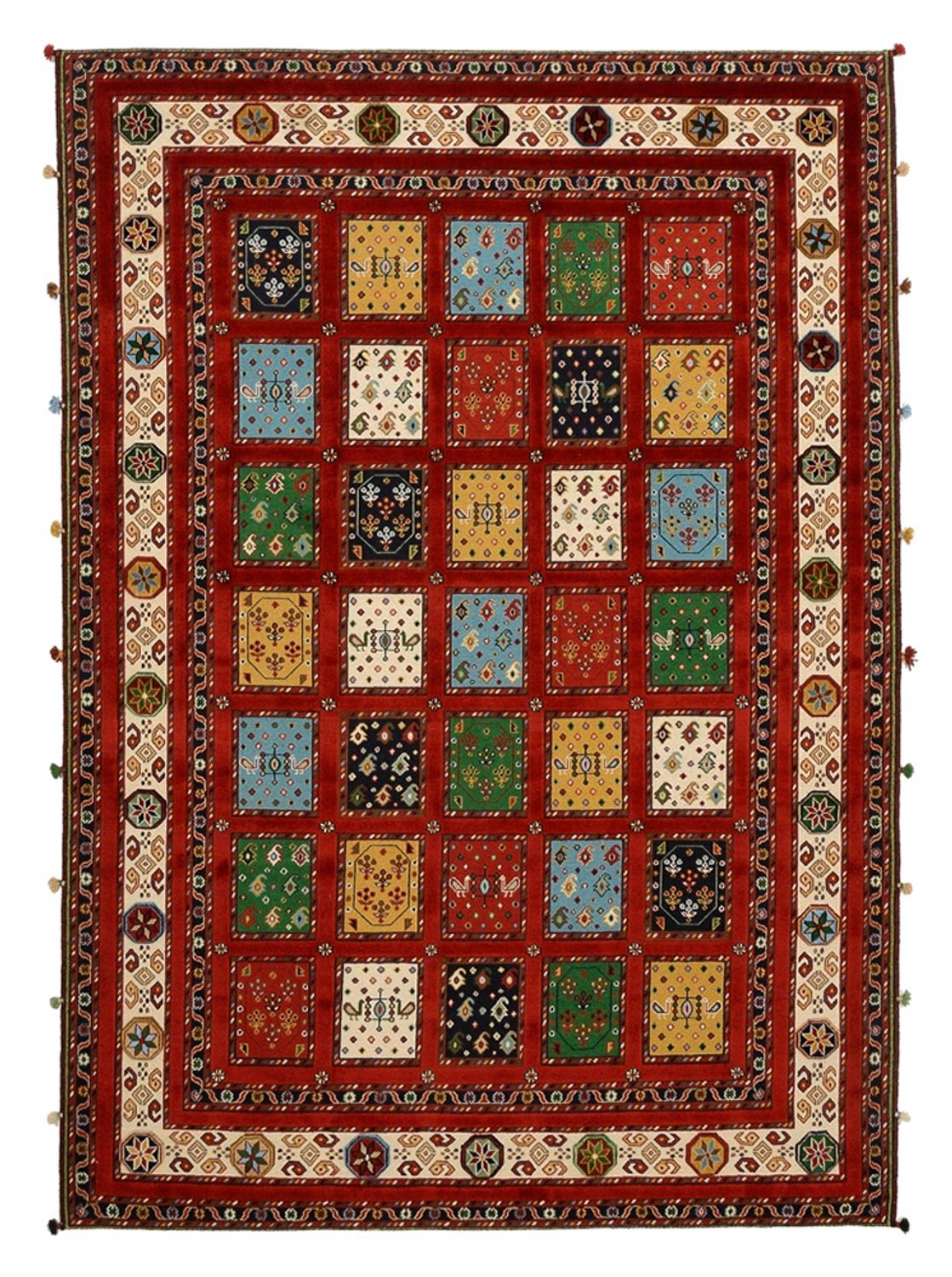 Tapis oriental - 244 x 176 cm - rouge