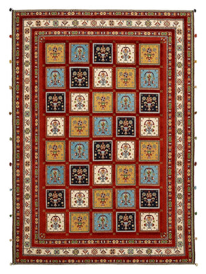 Tapis oriental - 245 x 177 cm - rouge