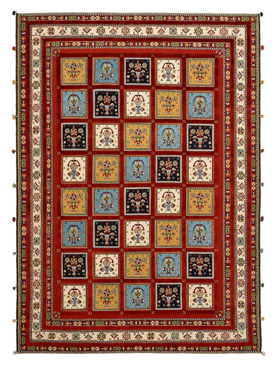 Tapis oriental - 245 x 177 cm - rouge