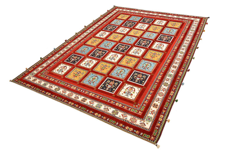 Tapis oriental - 245 x 177 cm - rouge