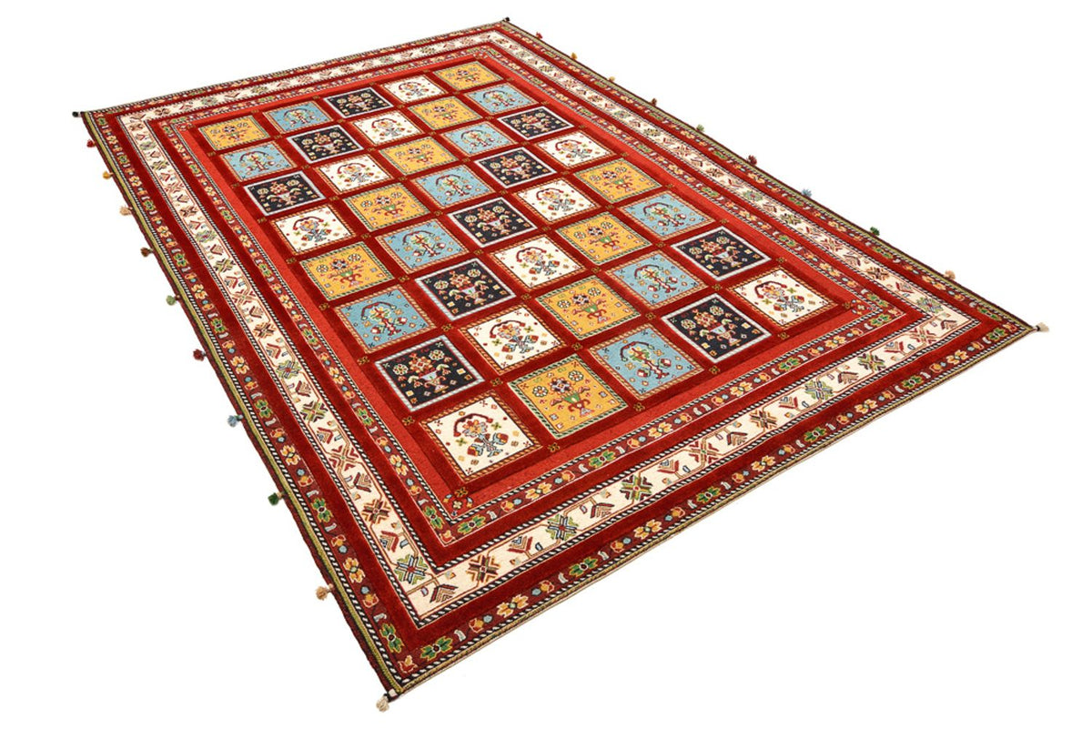 Tapis oriental - 245 x 177 cm - rouge