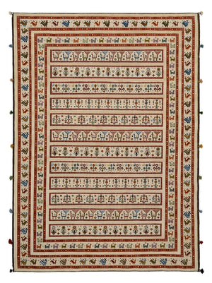 Tapis oriental - 245 x 177 cm - beige clair