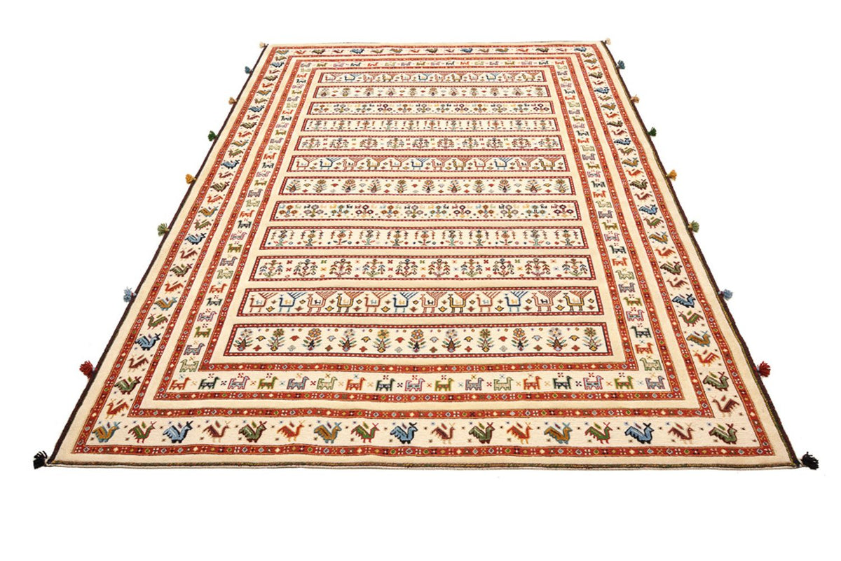 Tapis oriental - 245 x 177 cm - beige clair