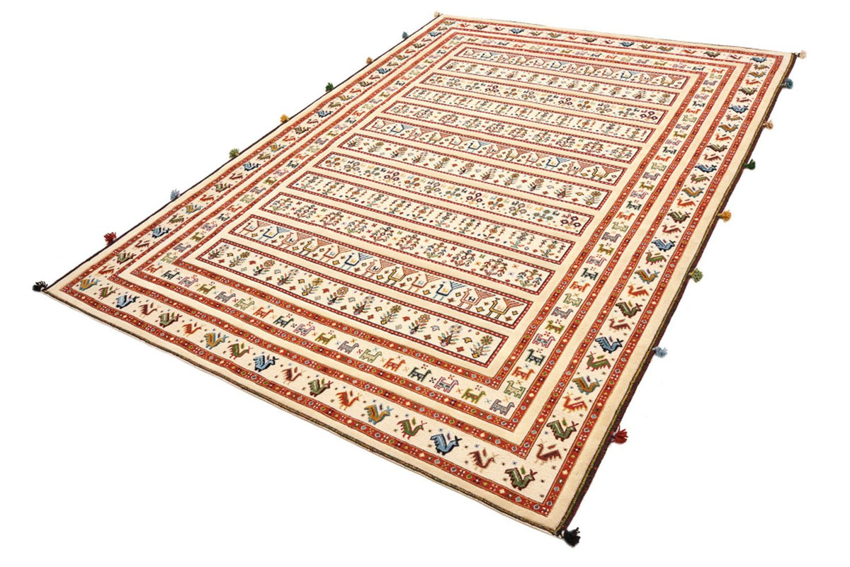 Tapis oriental - 245 x 177 cm - beige clair