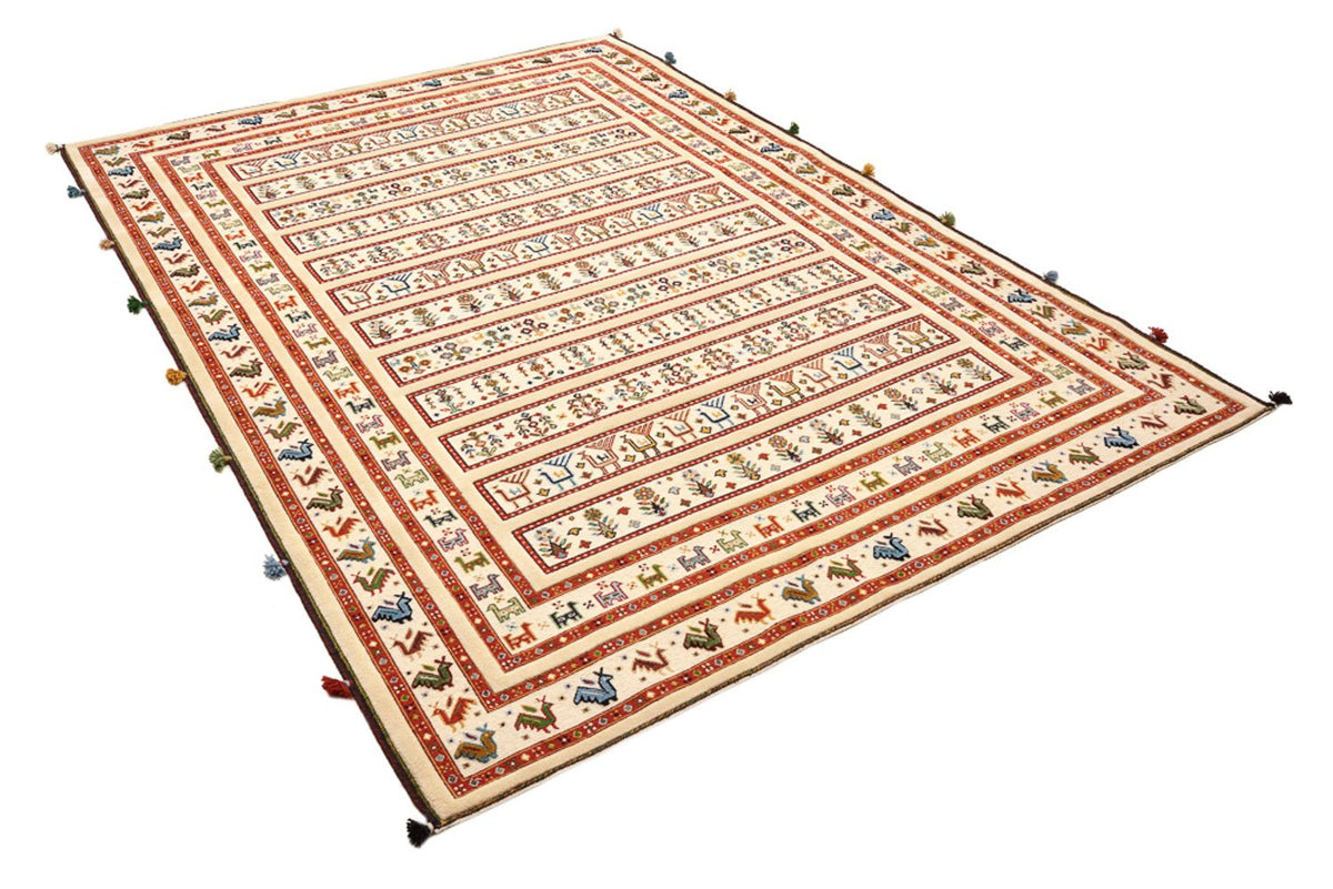 Tapis oriental - 245 x 177 cm - beige clair