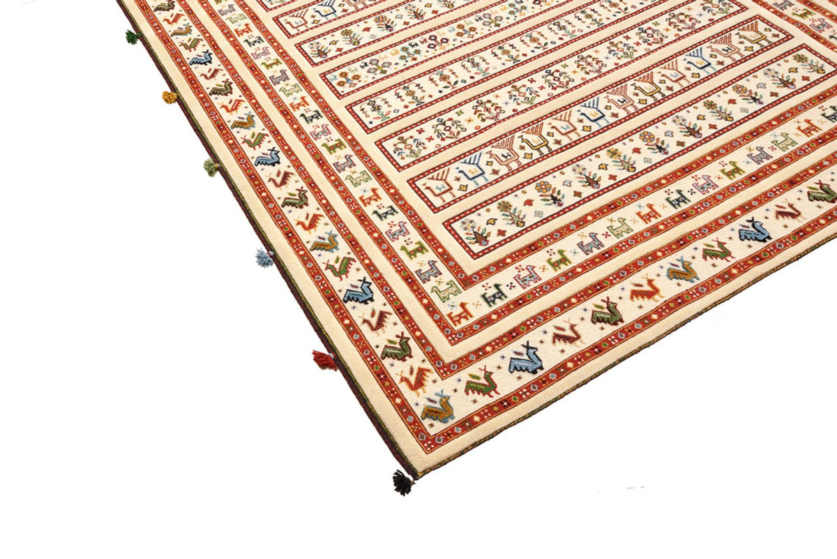 Tapis oriental - 245 x 177 cm - beige clair