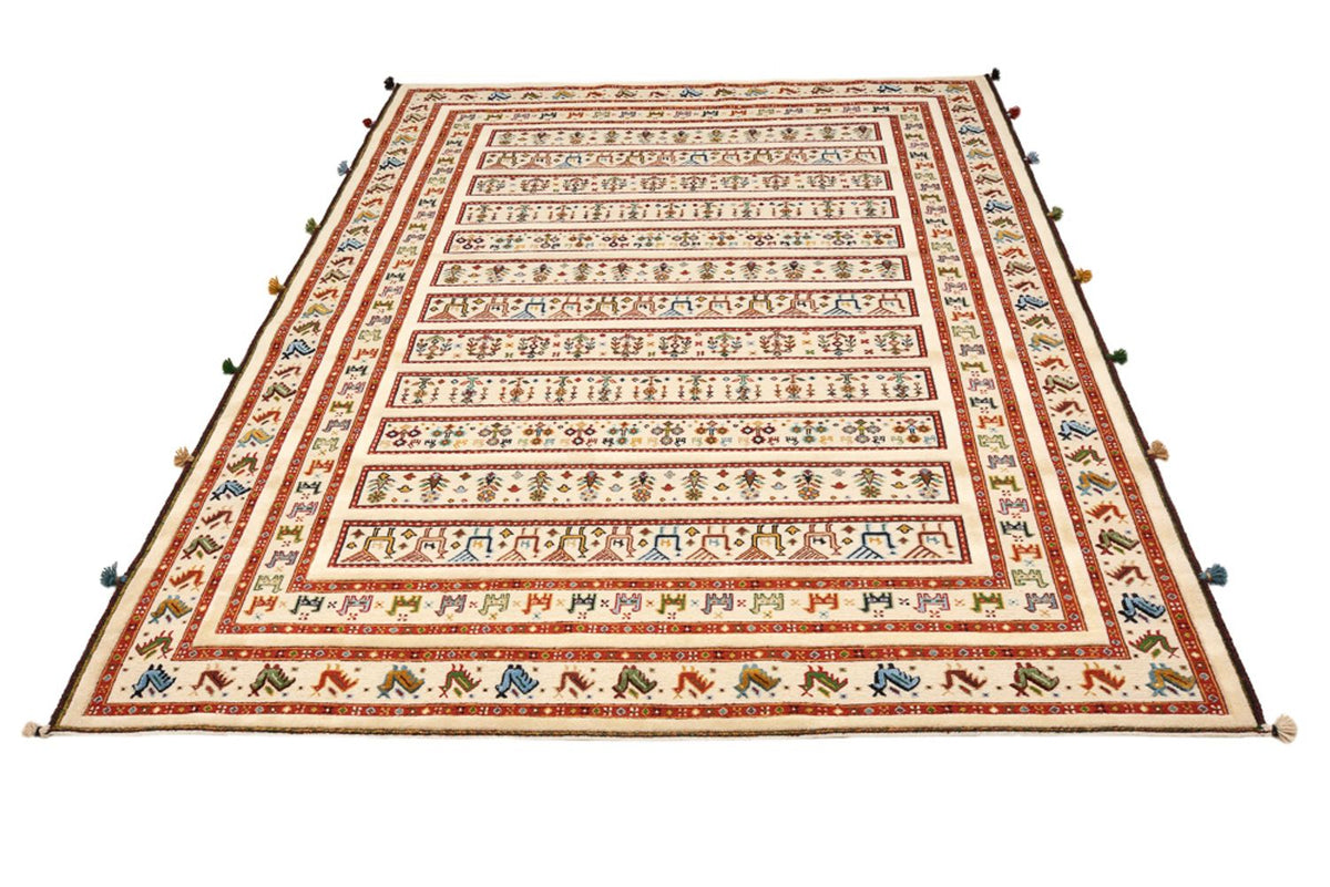 Tapis oriental - 245 x 177 cm - beige clair
