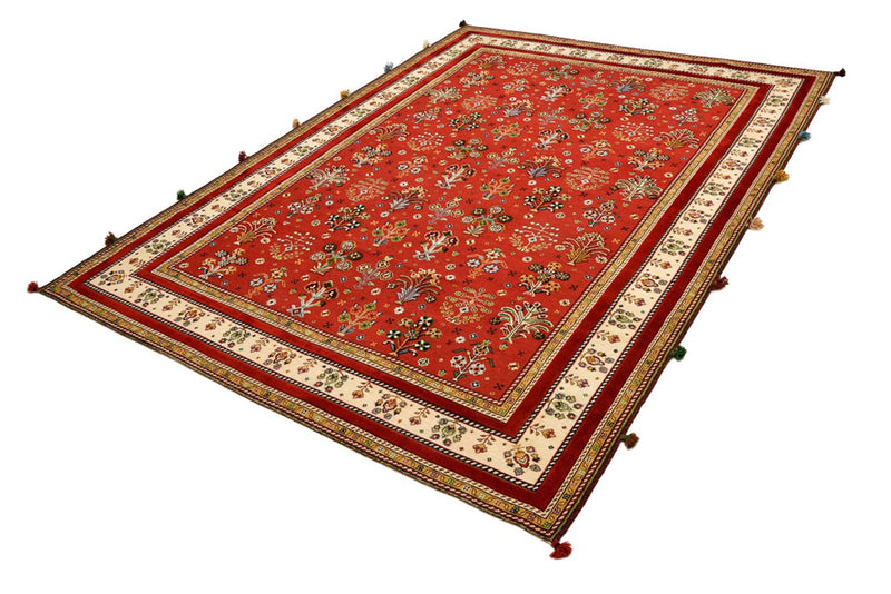 Tapis oriental - 245 x 176 cm - rouge