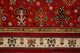 Tapis oriental - 245 x 176 cm - rouge