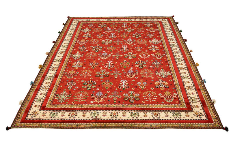 Tapis oriental - 245 x 176 cm - rouge