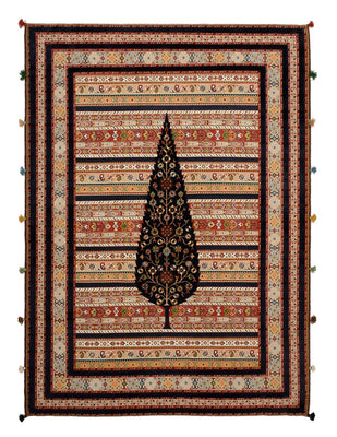 Tapis oriental - 243 x 176 cm - beige clair