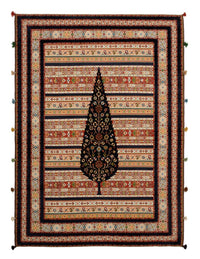 Tapis oriental - 243 x 176 cm - beige clair
