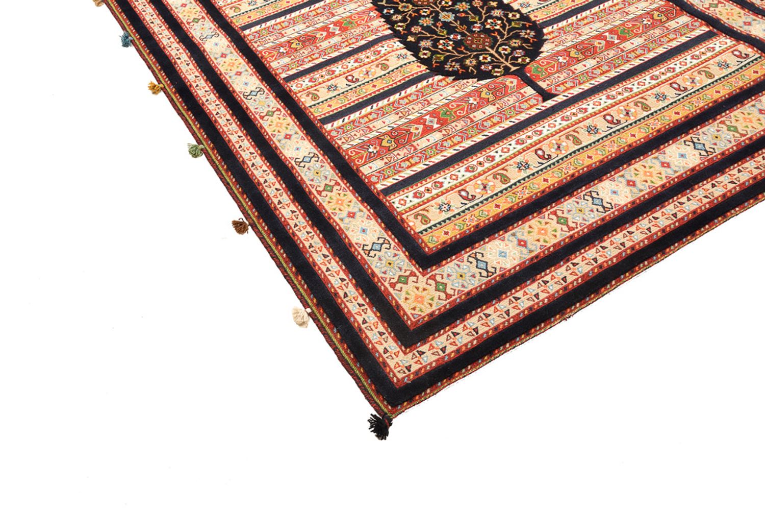 Tapis oriental - 243 x 176 cm - beige clair