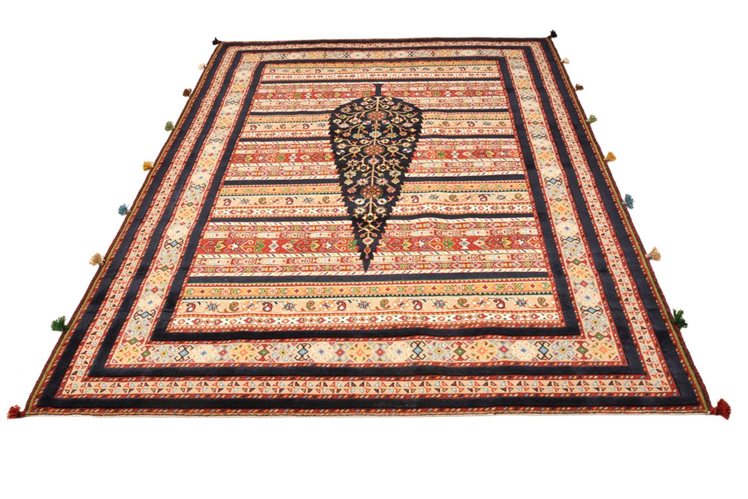 Tapis oriental - 243 x 176 cm - beige clair