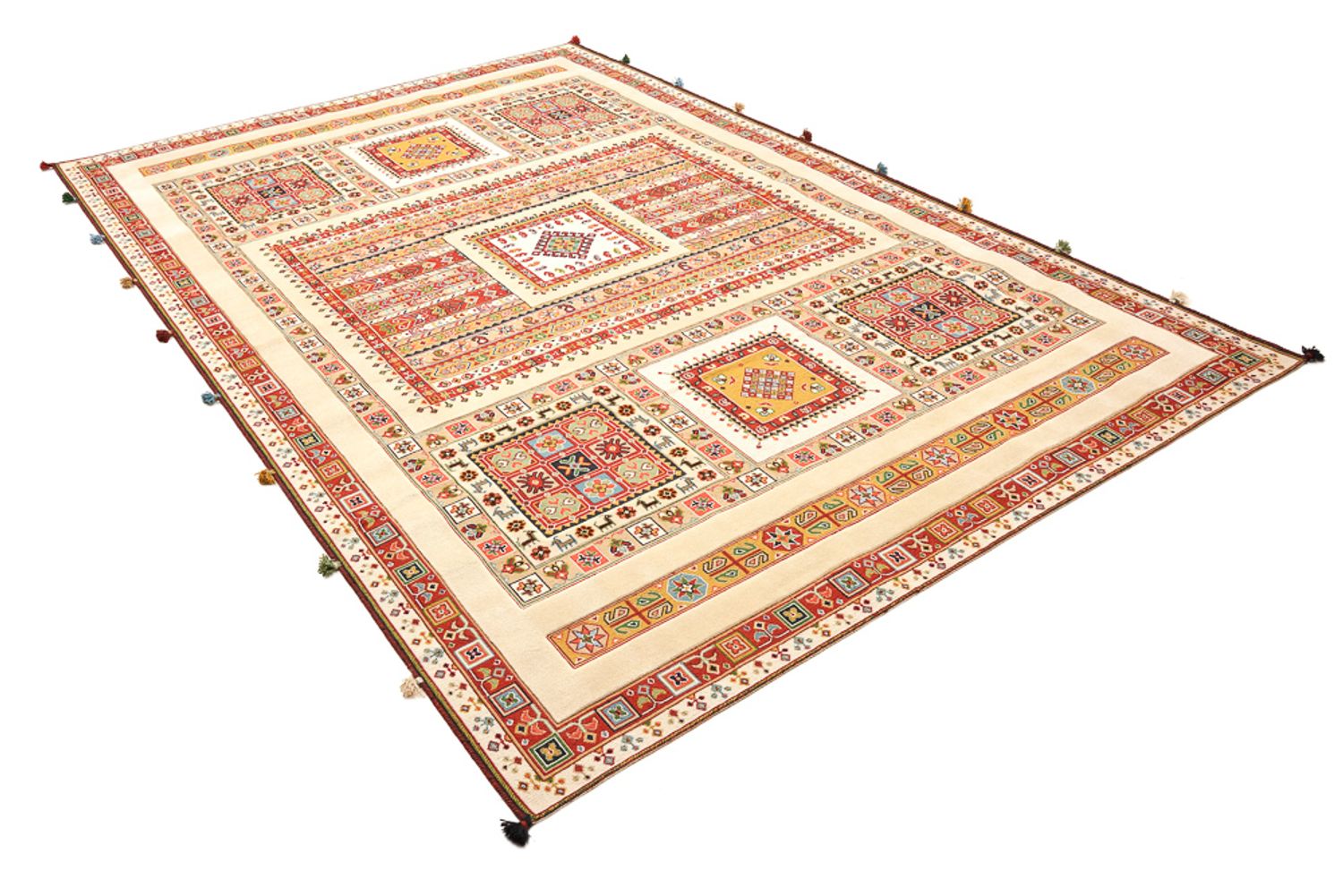 Tapis oriental - 296 x 199 cm - beige clair
