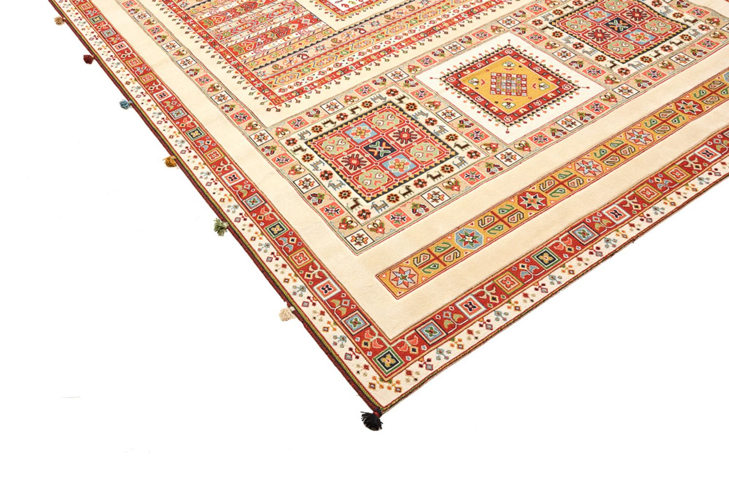 Tapis oriental - 296 x 199 cm - beige clair