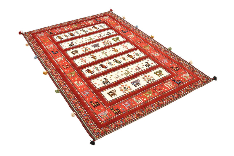 Tapis oriental - 184 x 126 cm - beige clair