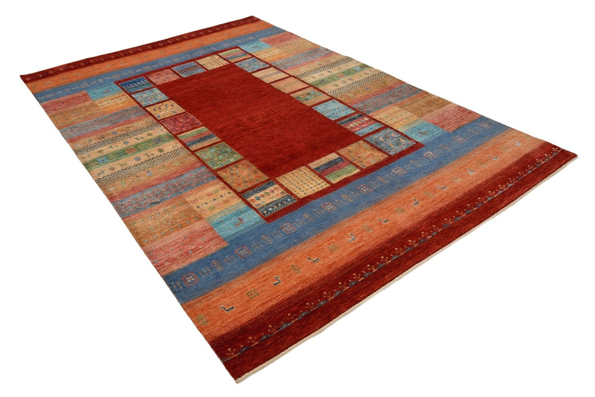 Tapis Gabbeh - Loribaft Indus - 299 x 203 cm - rouge