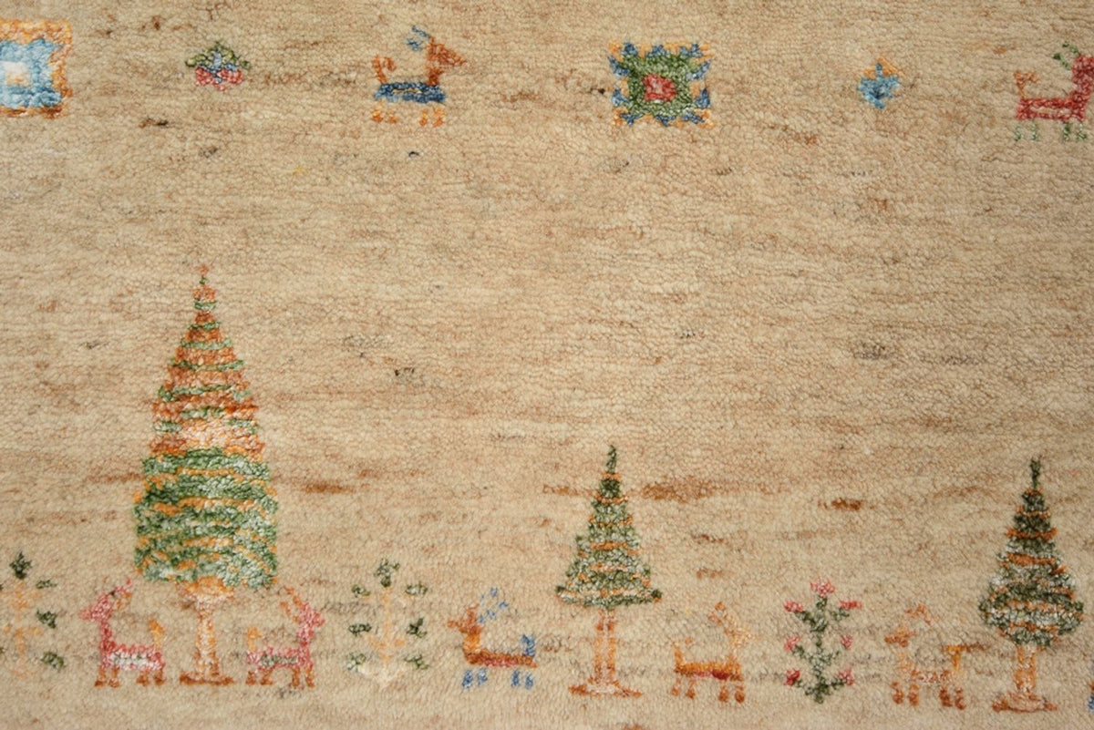 Tapis Gabbeh - Loribaft Indus - 302 x 205 cm - multicolore