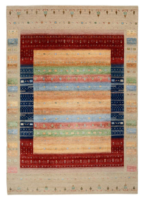 Tapis Gabbeh - Loribaft Indus - 300 x 206 cm - multicolore