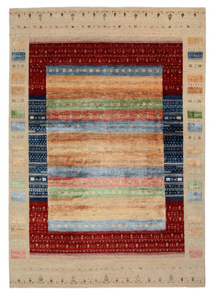 Tapis Gabbeh - Loribaft Indus - 343 x 241 cm - multicolore