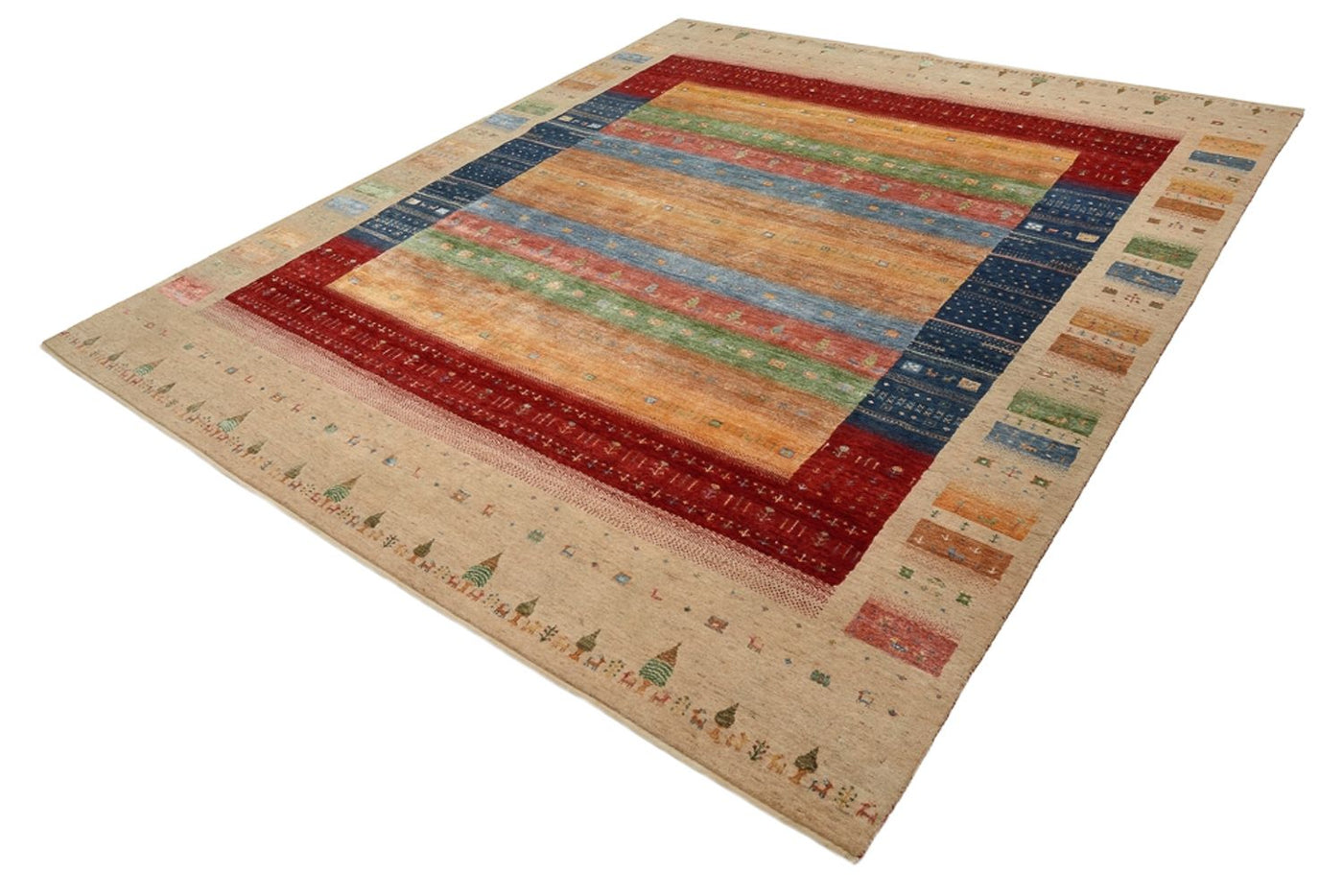 Tapis Loribaft indien Tapis 343x241cm - Tapis en laine
