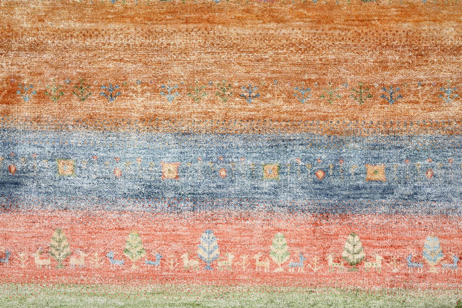 Tapis Gabbeh - Loribaft Indus - 343 x 241 cm - multicolore