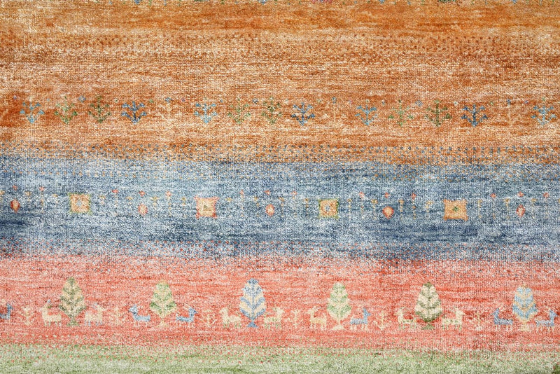 Tapis Gabbeh - Loribaft Indus - 343 x 241 cm - multicolore