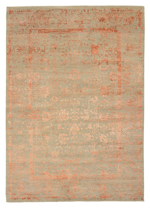 Tapis design - 285 x 197 cm - rouille