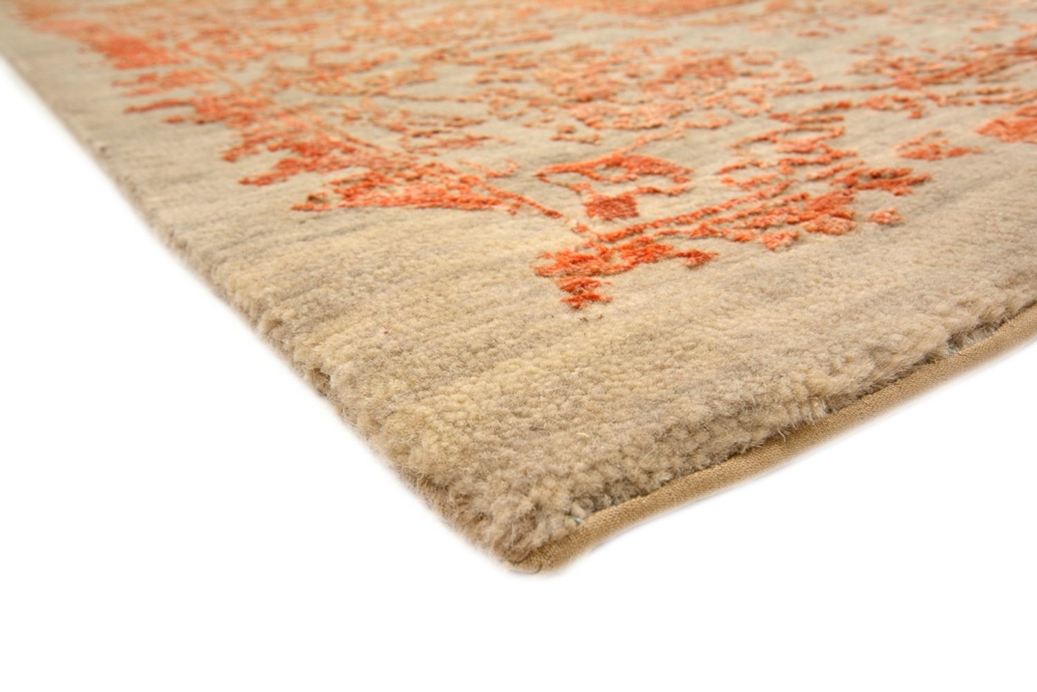 Tapis design - 285 x 197 cm - rouille