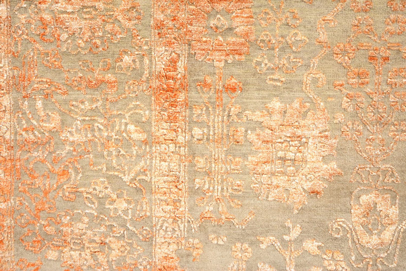 Tapis design - 285 x 197 cm - rouille