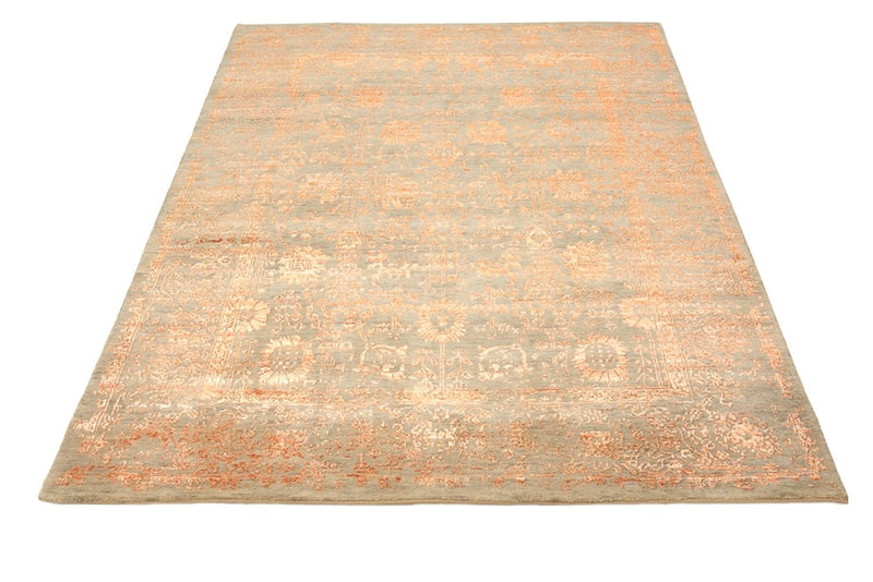 Tapis design - 196 x 150 cm - rouille