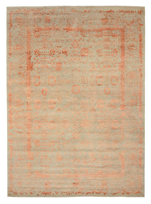 Tapis design - 342 x 248 cm - rouille