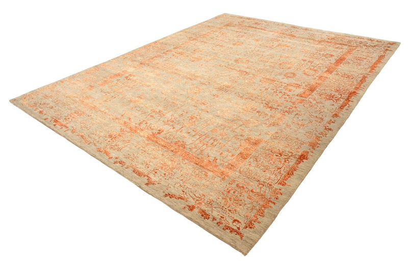 Tapis design - 342 x 248 cm - rouille