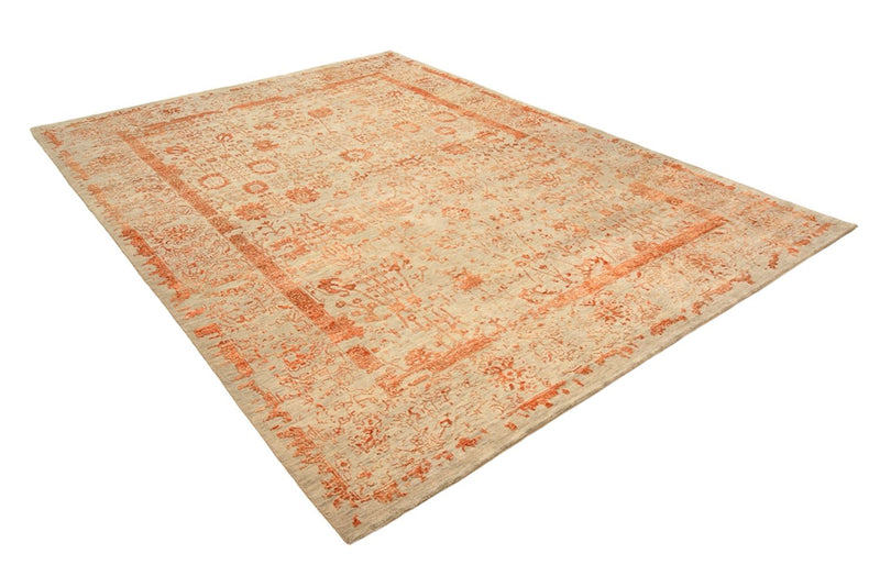 Tapis design - 342 x 248 cm - rouille