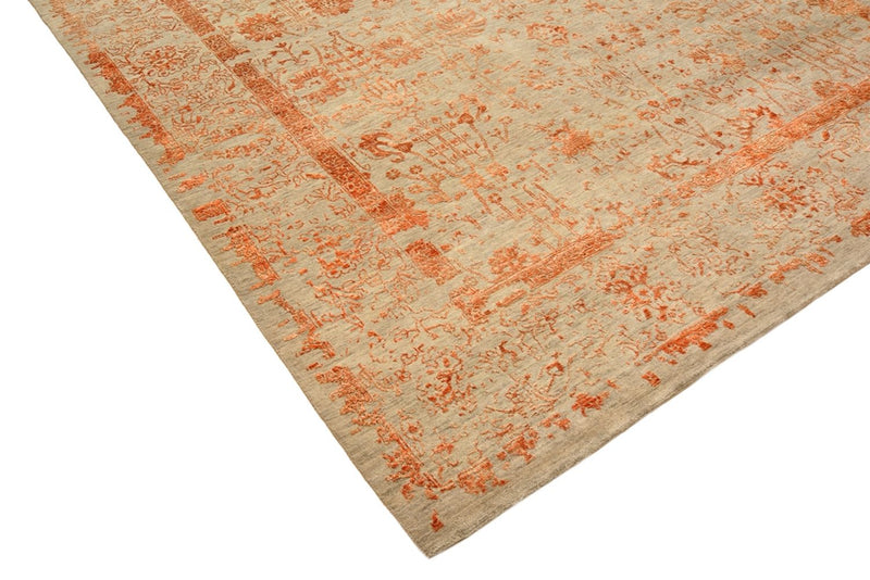 Tapis design - 342 x 248 cm - rouille