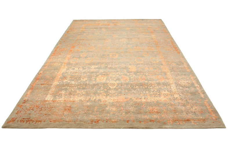 Tapis design - 342 x 248 cm - rouille