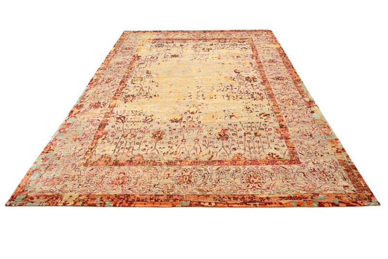 Tapis design - 340 x 248 cm - terracotta