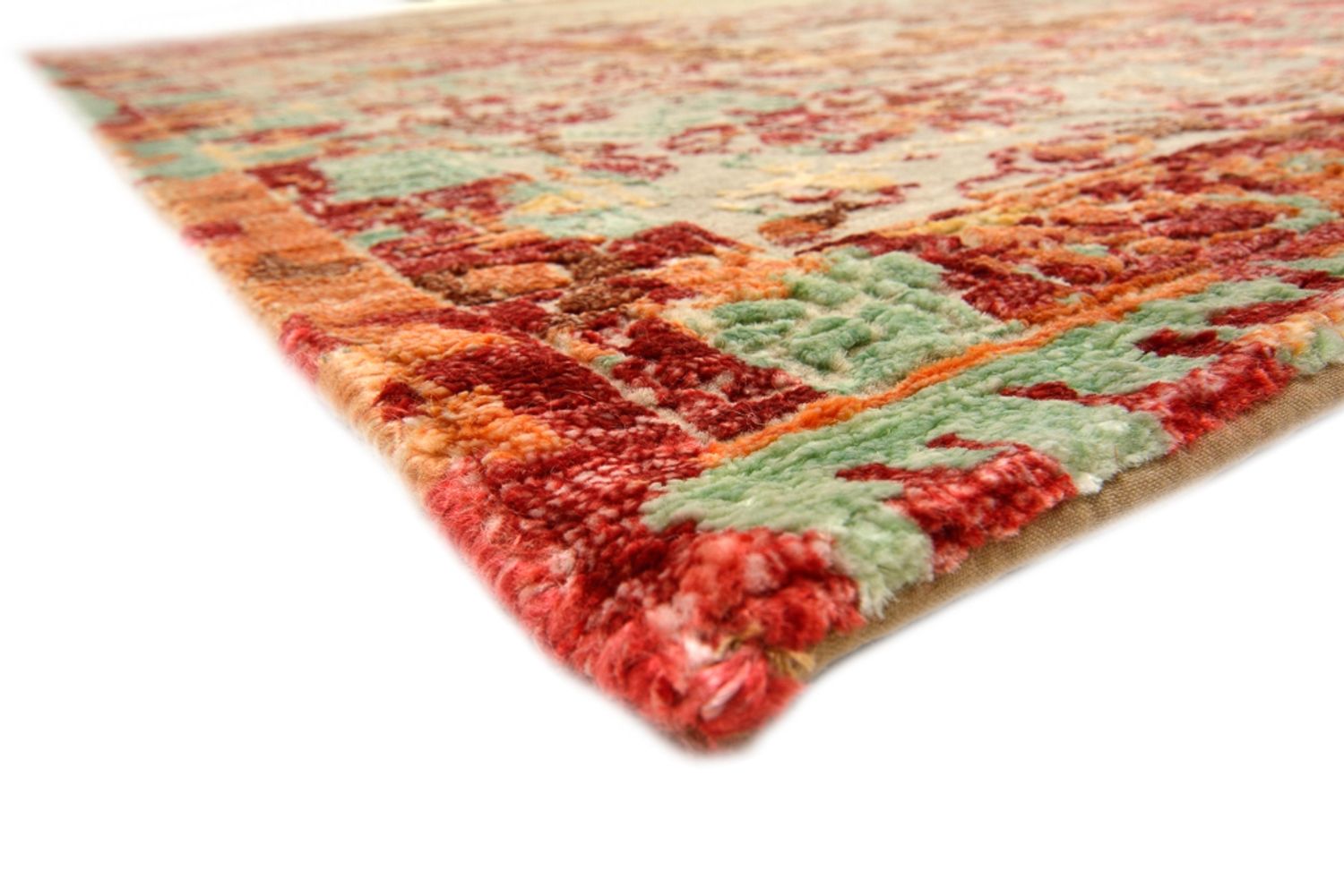 Tapis design - 340 x 248 cm - terracotta