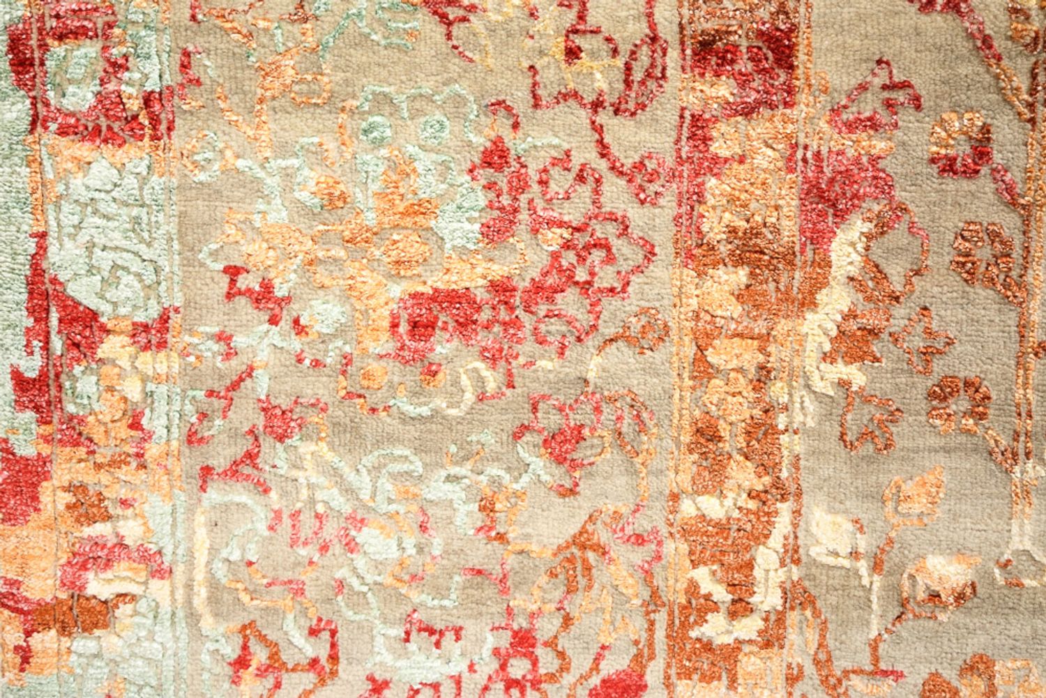 Tapis design - 340 x 248 cm - terracotta