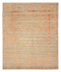 Tapis design - 299 x 249 cm - rouille