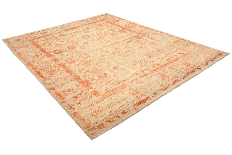 Tapis design - 299 x 249 cm - rouille