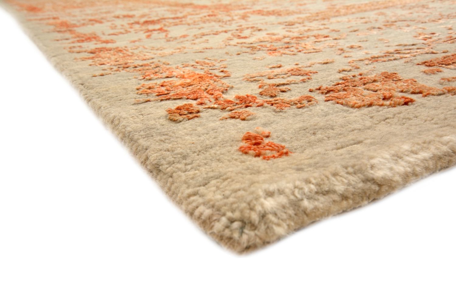 Tapis design - 299 x 249 cm - rouille