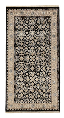 Tapis oriental - Bidjar - Indus - 143 x 74 cm - bleu foncé
