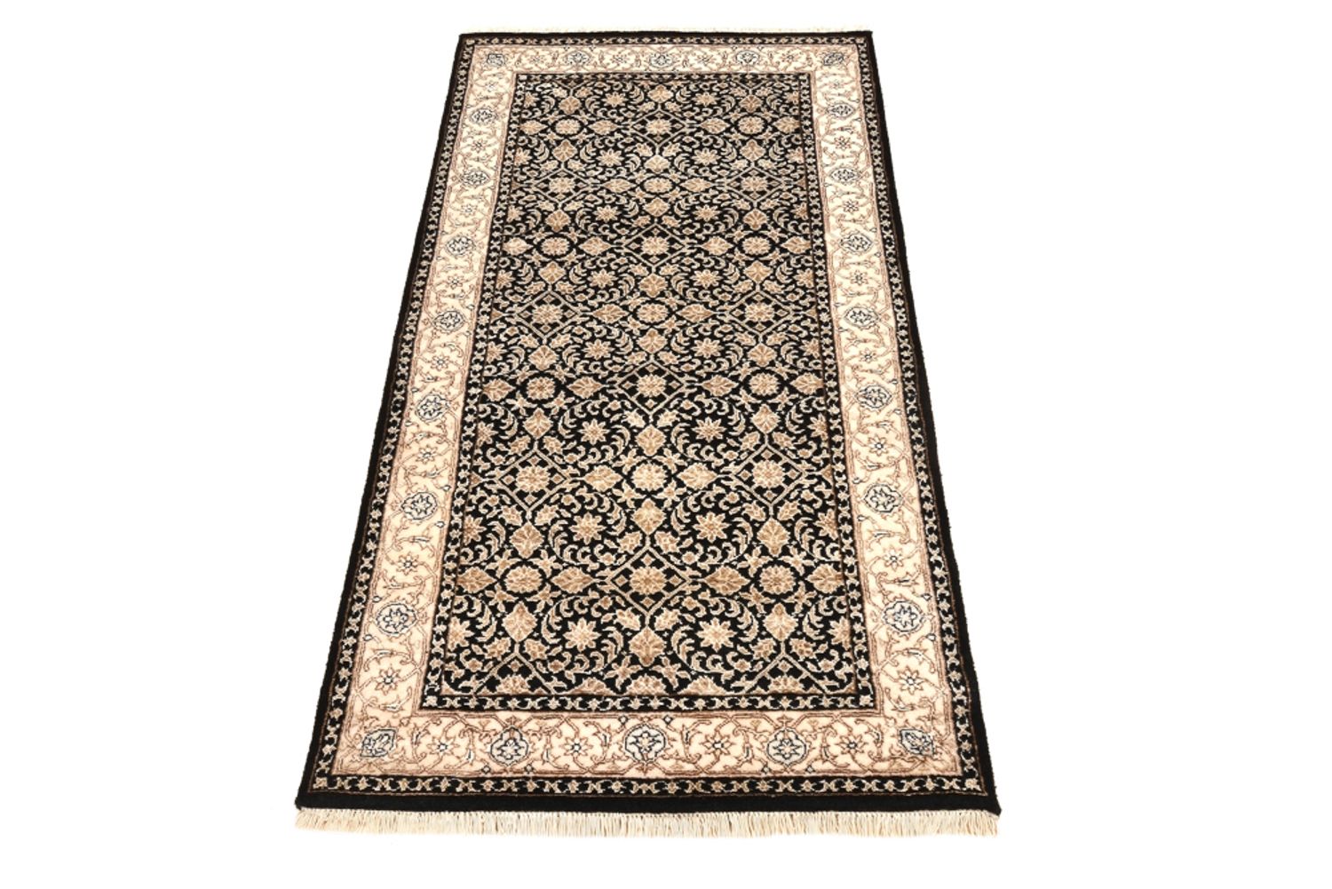 Tapis oriental - Bidjar - Indus - 143 x 74 cm - bleu foncé
