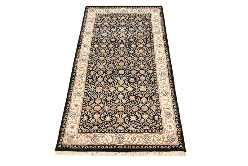 Tapis oriental - Bidjar - Indus - 143 x 74 cm - bleu foncé