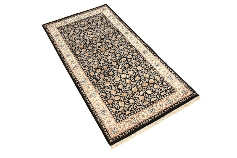 Tapis oriental - Bidjar - Indus - 143 x 74 cm - bleu foncé