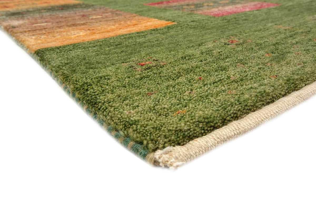 Tapis Gabbeh - Loribaft Indus - 340 x 249 cm - vert